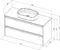 Тумба под раковину «Allen Brau» Fantasy 120 подвесная white matt, картинка №2