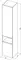 Пенал «Allen Brau» Infinity 35 подвесной рapyrus white matt левый, фотография №7