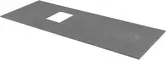 Мебельная столешница «Allen Brau» Infinity 120 L 1.21015.GR-S керамогранит graphite structure левая, фото №1