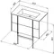 Тумба под раковину «Allen Brau» Reality 80 подвесная white matt, картинка №2