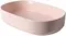 Раковина «Allen Brau» Fantasy Oval 55/36 4.11022.SM фарфоровая розовая, фото №1
