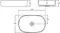 Раковина «Allen Brau» Fantasy Oval 55/36 4.11022.SM фарфоровая розовая, картинка №2