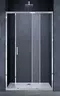 Душевая дверь «Vincea» Alpha VDS-3AL130CL 130/190 прозрачная/хром универсальная, фото №1