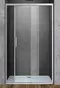 Душевая дверь «Vincea» Soft VDS-3SO110CL 110/195 прозрачная/хром универсальная, фото №1