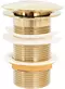 Донный клапан для раковины «Belbagno» BB-SC-ORO с механизмом Клик-Клак золото, фото №1