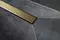 Душевой лоток «Pestan» Confluo Frameless Line 650 13701222 боковой выпуск Gold/под плитку , изображение №4