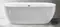 Ванна акриловая «Esbano» Tokyo 170/80 с ножками с сифоном белая, картинка №2