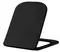 Сиденье для унитаза «Esbano» Crisan ультратонкое дюропласт с микролифтом черное матовое, фото №1