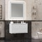 Мебель для ванной подвесная «Opadiris» Луиджи 100 белая матовая, фото №1