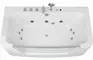 Гидромассажная ванна акриловая «Grossman» GR-15085-1 150/85 с каркасом с сифоном белая, фото №1