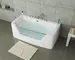 Гидромассажная ванна акриловая «Grossman» GR-15085-1 150/85 с каркасом с сифоном белая, картинка №6