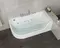 Гидромассажная ванна акриловая «Grossman» GR-17000-1R 170/80 с каркасом с сифоном белая правая, картинка №6