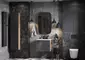 Мебель для ванной подвесная «Aquaton» Сохо 60 графит/дуб веллингтон, фото №1