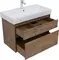 Тумба с раковиной «Aquanet» Nova Lite 85 c 2 ящиками (Stance 85) подвесная дуб рустикальный, изображение №4