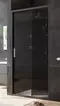 Душевая дверь «Am.Pm» Gem W90G-100-1-195BG 100/195 прозрачная-тонированная/черная универсальная, фото №1