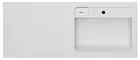 Раковина над стиральной машиной «Am.Pm» X-Joy 120/50 правая M85AWPR1201WG литьевой мрамор белая правая, фото №1