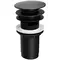 Донный клапан для раковины «Ravak» X01748 с механизмом Клик-Клак чёрный, фото №1