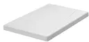 Сиденье для унитаза «GSG» Box BXCOPRTICR000 дюропласт с микролифтом белая, фото №1