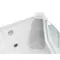 Гидромассажная ванна акриловая «Grossman» GR-15000-1 150/150 с каркасом с сифоном белая, картинка №6