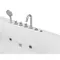 Гидромассажная ванна акриловая «Grossman» GR-17095-1L 170/95 с каркасом с сифоном белая левая, фото №5