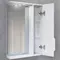Зеркало с шкафчиком «Jorno» Moduo Slim 50 с подсветкой белое правый, картинка №2