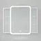 Зеркальный шкаф «Jorno» Bosko 100 с подсветкой белый, фото №1