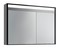 Зеркальный шкаф «Edelform» Carino 100 с подсветкой эбони-чёрный, фото №1