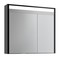 Зеркальный шкаф «Edelform» Carino 80 с подсветкой эбони-чёрный, фото №1