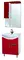 Тумба с раковиной «Bellezza» Лагуна 65 с ящиком (Лагуна 65) красная/белая, картинка №2