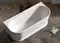 Ванна акриловая «Abber» AB9276 170/80 с каркасом с сифоном белая, фотография №3