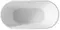 Ванна акриловая «Abber» AB9320-1.6 160/75 с каркасом с сифоном белая, фото №1
