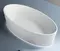 Ванна акриловая «Abber» AB9327 180/85 с каркасом с сифоном белая, фото №1