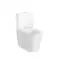 Унитаз компакт безободковый «Roca» Inspira Round 342529000/7341520000/780152C00B белый с сиденьем дюропласт с микролифтом белое, картинка №2
