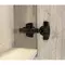 Зеркало с шкафчиком «Comforty» Бонн 75 без света дуб дымчатый/графит универсальный, изображение №4