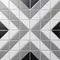 Напольная мозаика «StarMosaic» Albion (TR2-CL-SQ2) 27,5x27,5 С0003192 Cube Grey, фото №1