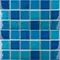 Мозаика «StarMosaic» Crackle Glossy (LWWB84555) 30,6x30,6 С0004132 Blue Mixed, фото №1