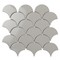 Мозаика «StarMosaic» Fan Shape Glossy (BF1912) 29,3x27,4 С0003083 Light Grey, фото №1