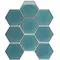 Мозаика «StarMosaic» Hexagon big Glossy (JJFQ80071) 29,5x25,6 С0004059 Green, фото №1