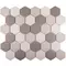 Мозаика «StarMosaic» Hexagon small Antislip. (JMT55221) 32,5x28,2 С0004058 Grey Mix, фото №1