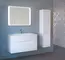 Мебель для ванной подвесная «Jorno» Modul 100 белая, картинка №2