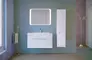 Мебель для ванной подвесная «Jorno» Modul 100 белая, изображение №4