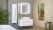 Мебель для ванной подвесная «Jorno» Bosko 100 белая, изображение №4
