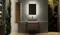Мебель для ванной подвесная «Jorno» Karat 60 с подсветкой бук, картинка №6