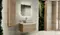 Мебель для ванной подвесная «Jorno» Karat 80 с подсветкой бук, изображение №4