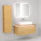 Мебель для ванной подвесная «Jorno» Karat 100 с подсветкой бук, картинка №2