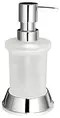 Дозатор для мыла «WasserKRAFT» Donau K-2499 на стол хром/матовый, фото №1