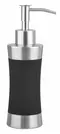Дозатор для мыла «WasserKRAFT» Wern K-7599 на стол матовый хром/чёрный, фото №1