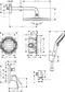 Душевая система «Hansgrohe» Crometta S 27958000 хром, фотография №3