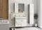 Зеркало с шкафчиком «Onika» Марбл 75.00 без света мрамор/камень бетонный универсальный, изображение №4