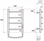 Электрический полотенцесушитель «Point» PN04846 П4 40/60 хром правый, фотография №3